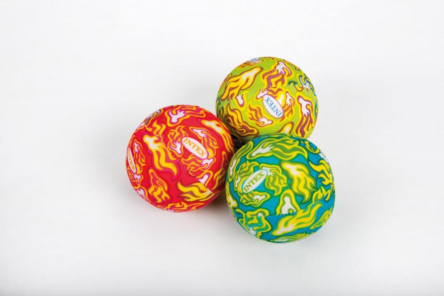 Мячики для игры в бассейне в наборе 3 цвета 12 шт/упак 55505
