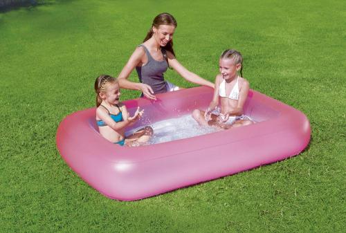 Детский надувной бассейн (165х104х25см) с надувным дном 8шт/упак шт/упак 51115 - фото 2