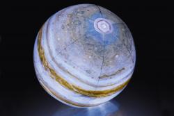 Пляжный мяч 61см "Планета Юпитер" с подсветкой 24 шт/упак 31043 - фото 6