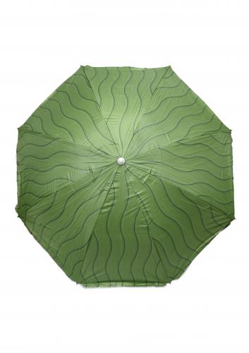 Зонт пляжный фольгированный (200см) 6 расцветок 12шт/упак ZHU-200 (расцветка 4) - фото 4